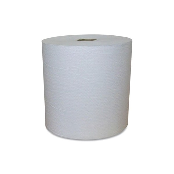 American Paper Converting Hardwound Hardwound Paper Towels, 1-ply Ply, 800 ft, White EW80166 - main